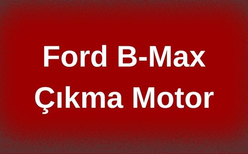 Ford B-Max Çıkma Motor