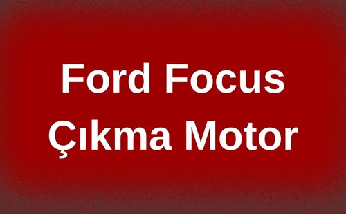 Ford Focus Çıkma Motor