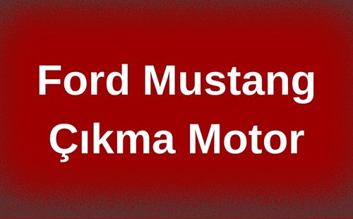Ford Mustang Çıkma Motor