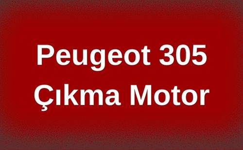 Peugeot 305 Çıkma Motor
