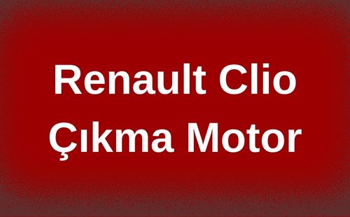 Renault Clio Çıkma Motor