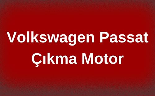 Volkswagen Passat Çıkma Motor